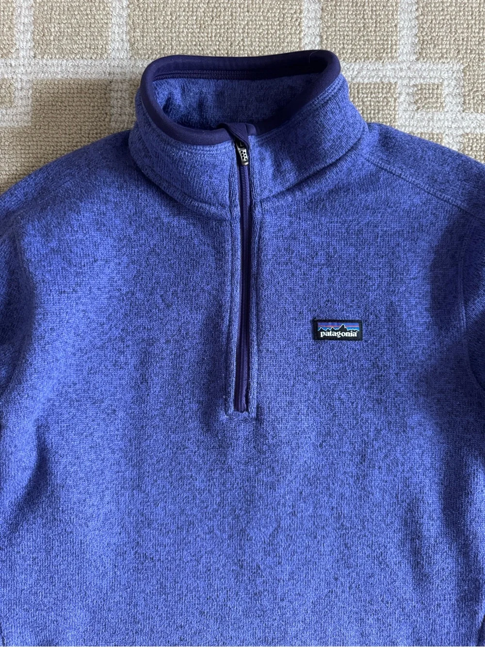 Patagonia Better Sweater 1/4 Zip Fleece Pullover Purple Medium - Picture 5 of 12